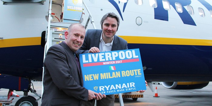 Ryanair Milan Announcement