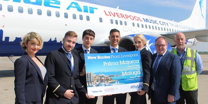 Summer starts with new Blue Air flights to Majorca and Malaga direct from LJLA